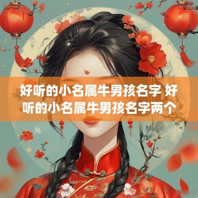 好听的小名属牛男孩名字 好听的小名属牛男孩名字两个字