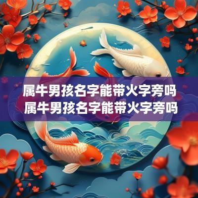 属牛男孩名字能带火字旁吗 属牛男孩名字能带火字旁吗好吗