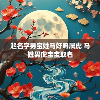 起名字男宝姓马好吗属虎 马姓男虎宝宝取名