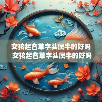 女孩起名草字头属牛的好吗 女孩起名草字头属牛的好吗