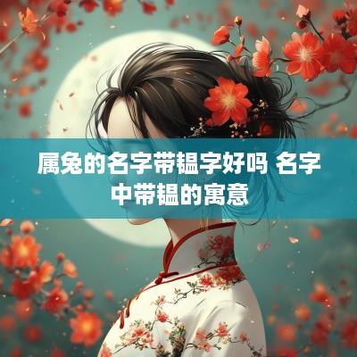 属兔的名字带韫字好吗 名字中带韫的寓意