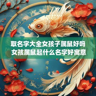 取名字大全女孩子属鼠好吗 女孩属鼠起什么名字好寓意的字