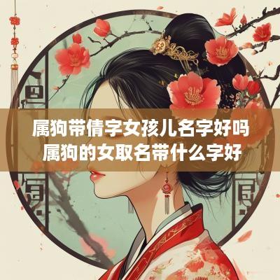 属狗带倩字女孩儿名字好吗 属狗的女取名带什么字好
