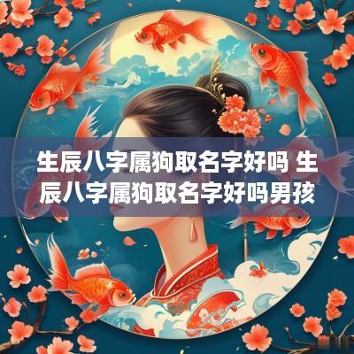 生辰八字属狗取名字好吗 生辰八字属狗取名字好吗男孩