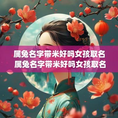 属兔名字带米好吗女孩取名 属兔名字带米好吗女孩取名叫什么