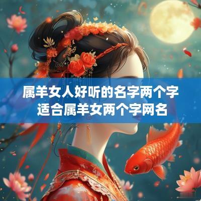 属羊女人好听的名字两个字 适合属羊女两个字网名