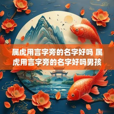 属虎用言字旁的名字好吗 属虎用言字旁的名字好吗男孩
