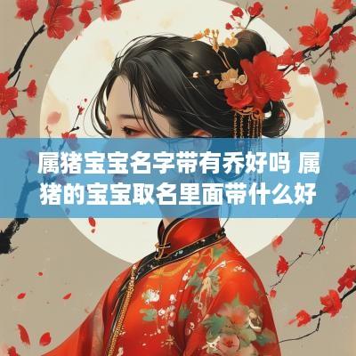 属猪宝宝名字带有乔好吗 属猪的宝宝取名里面带什么好