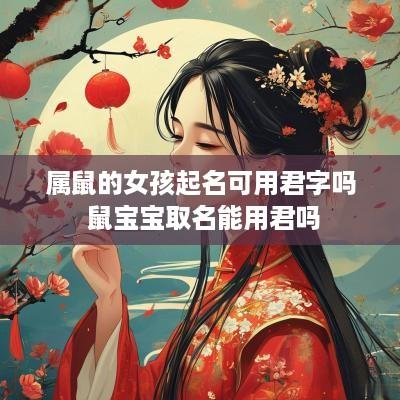 属鼠的女孩起名可用君字吗 鼠宝宝取名能用君吗