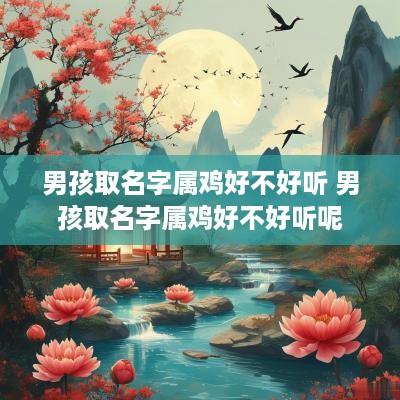 男孩取名字属鸡好不好听 男孩取名字属鸡好不好听呢