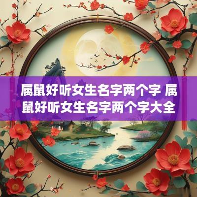 属鼠好听女生名字两个字 属鼠好听女生名字两个字大全