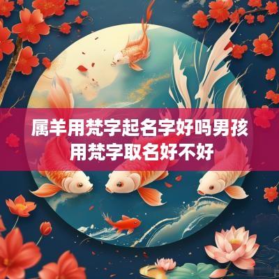 属羊用梵字起名字好吗男孩 用梵字取名好不好