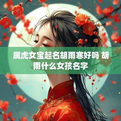 属虎女宝起名胡雨寒好吗 胡雨什么女孩名字