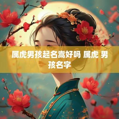 属虎男孩起名嵩好吗 属虎 男孩名字