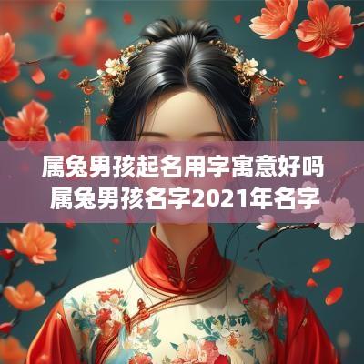 属兔男孩起名用字寓意好吗 属兔男孩名字2025年名字大全