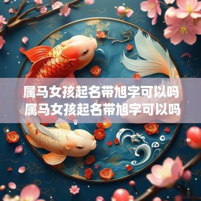属马女孩起名带旭字可以吗 属马女孩起名带旭字可以吗