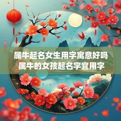 属牛起名女生用字寓意好吗 属牛的女孩起名字宜用字