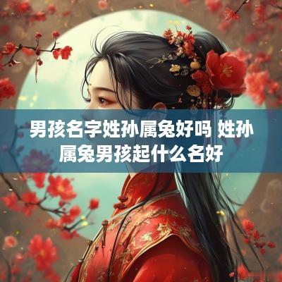 男孩名字姓孙属兔好吗 姓孙属兔男孩起什么名好