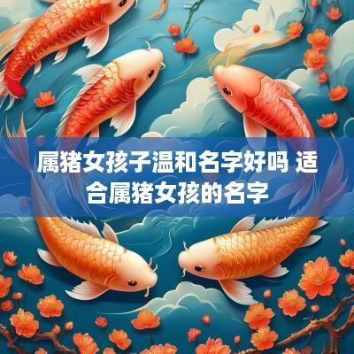 属猪女孩子温和名字好吗 适合属猪女孩的名字