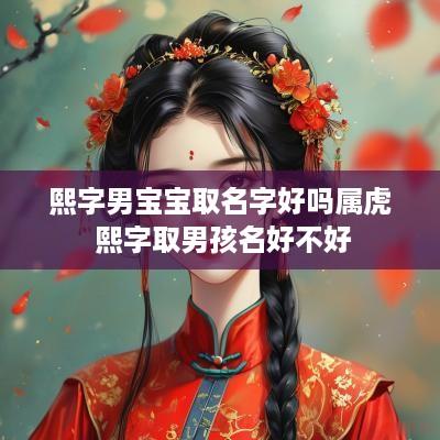 熙字男宝宝取名字好吗属虎 熙字取男孩名好不好
