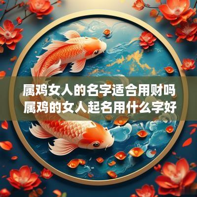 属鸡女人的名字适合用财吗 属鸡的女人起名用什么字好