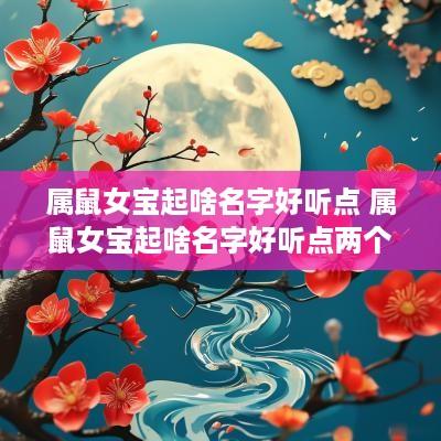 属鼠女宝起啥名字好听点 属鼠女宝起啥名字好听点两个字