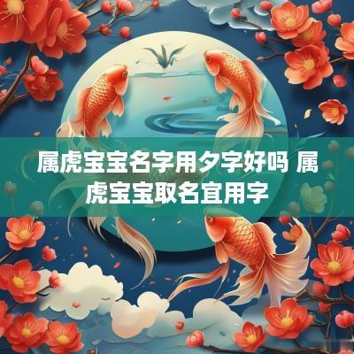 属虎宝宝名字用夕字好吗 属虎宝宝取名宜用字