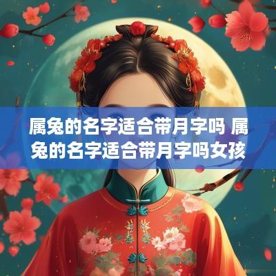 属兔的名字适合带月字吗 属兔的名字适合带月字吗女孩