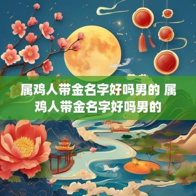 属鸡人带金名字好吗男的 属鸡人带金名字好吗男的