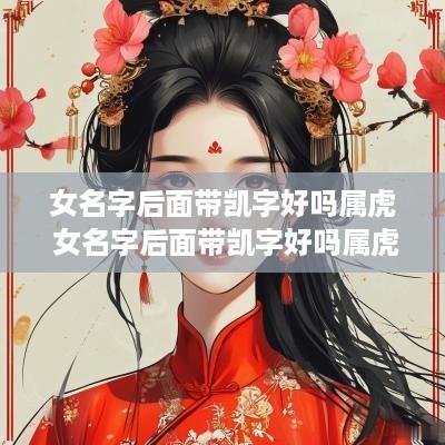 女名字后面带凯字好吗属虎 女名字后面带凯字好吗属虎的