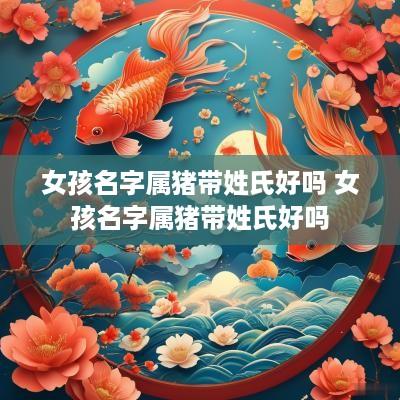 女孩名字属猪带姓氏好吗 女孩名字属猪带姓氏好吗