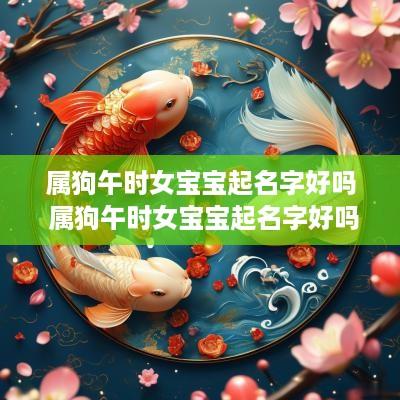 属狗午时女宝宝起名字好吗 属狗午时女宝宝起名字好吗