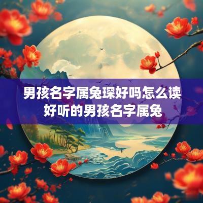 男孩名字属兔琛好吗怎么读 好听的男孩名字属兔