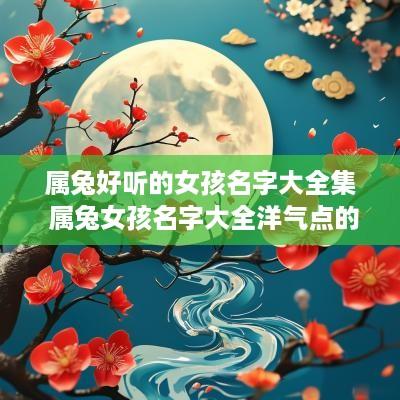 属兔好听的女孩名字大全集 属兔女孩名字大全洋气点的