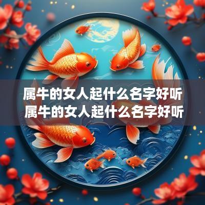 属牛的女人起什么名字好听 属牛的女人起什么名字好听又吉祥