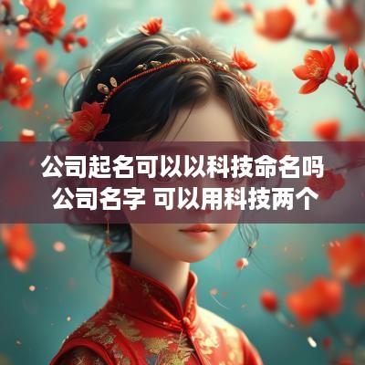 公司起名可以以科技命名吗 公司名字 可以用科技两个字吗