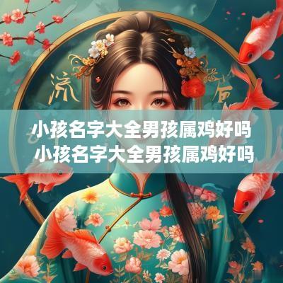 小孩名字大全男孩属鸡好吗 小孩名字大全男孩属鸡好吗