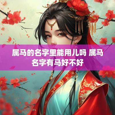 属马的名字里能用儿吗 属马名字有马好不好