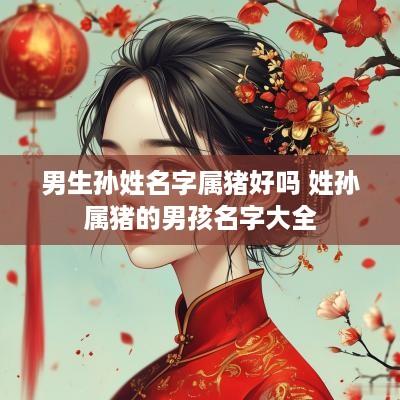 男生孙姓名字属猪好吗 姓孙属猪的男孩名字大全