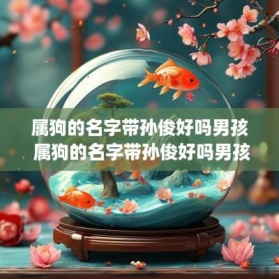 属狗的名字带孙俊好吗男孩 属狗的名字带孙俊好吗男孩子