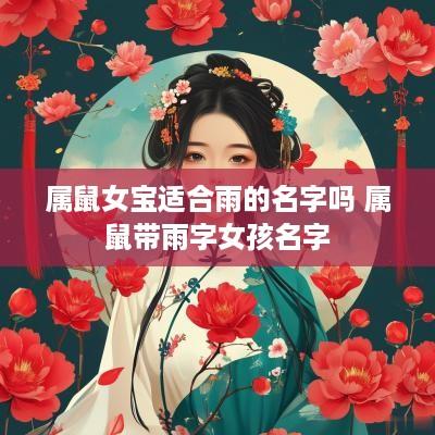 属鼠女宝适合雨的名字吗 属鼠带雨字女孩名字