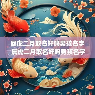 属虎二月取名好吗男孩名字 属虎二月取名好吗男孩名字大全