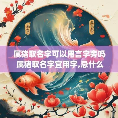 属猪取名字可以用言字旁吗 属猪取名字宜用字,忌什么