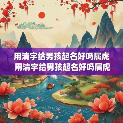用清字给男孩起名好吗属虎 用清字给男孩起名好吗属虎的