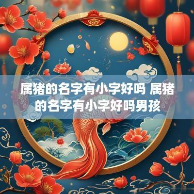属猪的名字有小字好吗 属猪的名字有小字好吗男孩