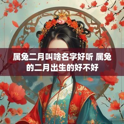 属兔二月叫啥名字好听 属兔的二月出生的好不好