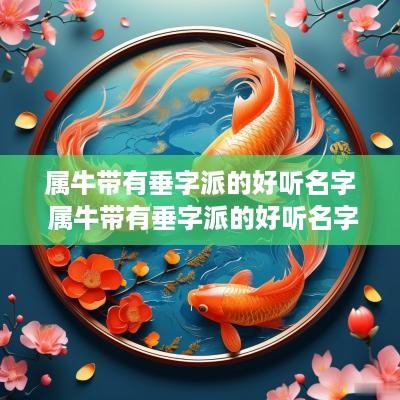 属牛带有垂字派的好听名字 属牛带有垂字派的好听名字有哪些