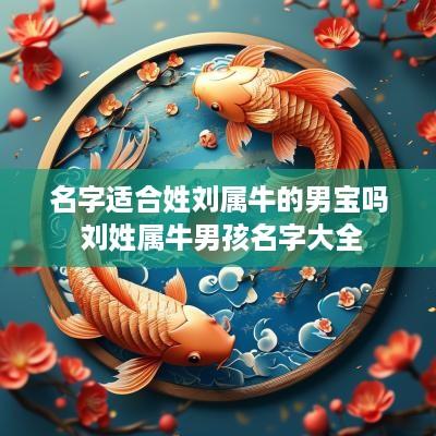 名字适合姓刘属牛的男宝吗 刘姓属牛男孩名字大全