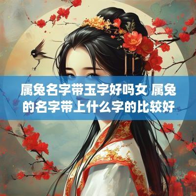 属兔名字带玉字好吗女 属兔的名字带上什么字的比较好