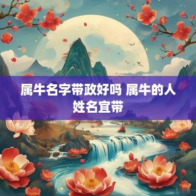 属牛名字带政好吗 属牛的人姓名宜带